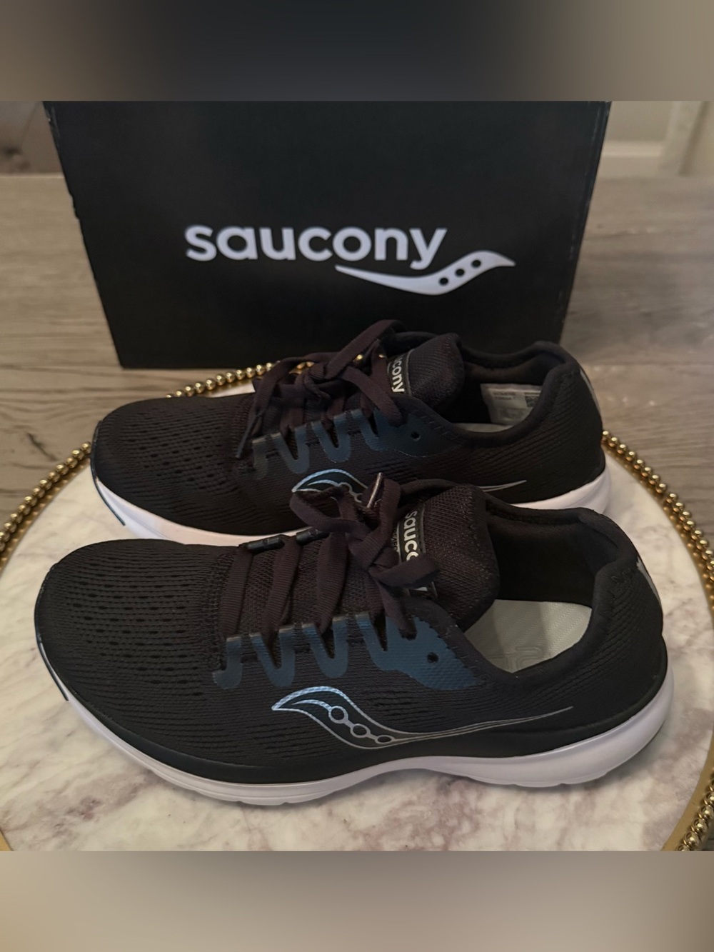 🚨Saucony Versafoam Flare Black Running Shoes | Sz: 6.5 ( NWB) - Picture 2 of 8